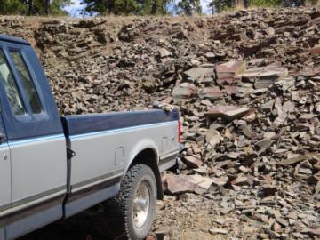 Harvesting fresh rocks in the Ochocos