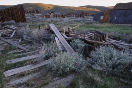 Sunrise from downtown Bodie