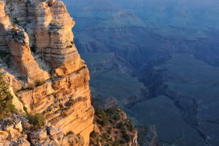 Mark's hat, Sunday Sunrise from Mather Point