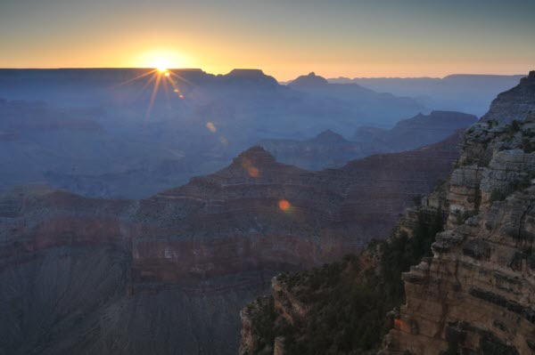 Monday sunrise from Yavapai Point