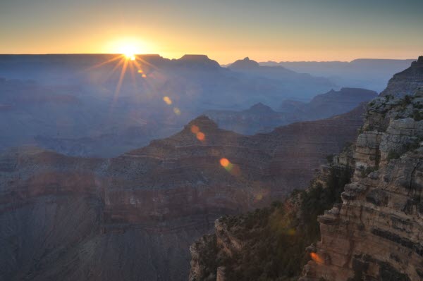 Monday sunrise from Yavapai Point