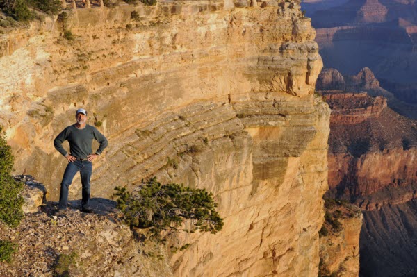 Mike after Monday's sunrise