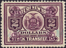 dark red violet - with diagonal cut in rectangle above "RAN" of TRANSFER