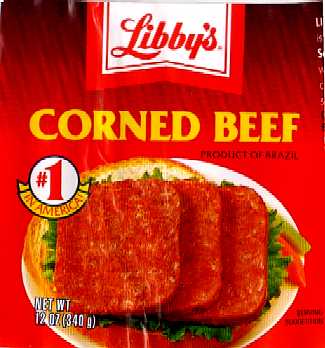 Don't look for the corn in corned beef - it's not there!