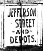 Jefferson Line Sign