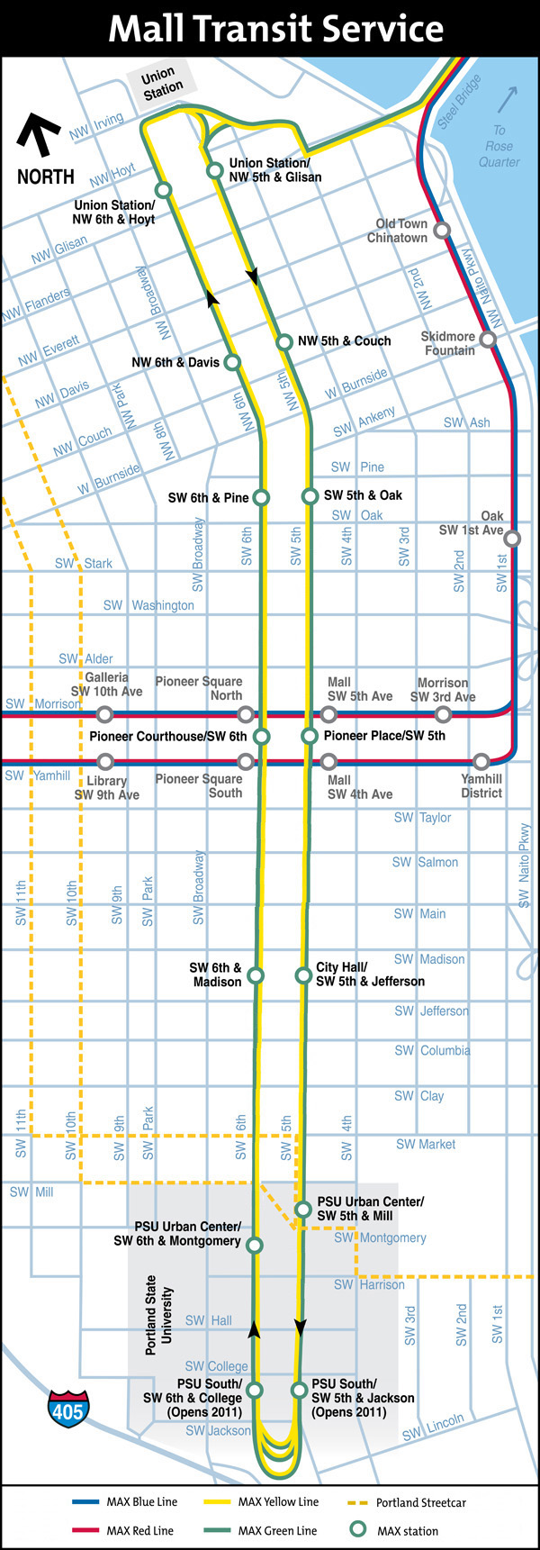 Transit Mall Map