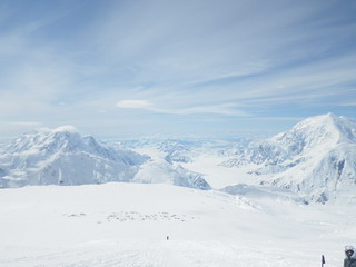 Looking down on 14,000' Camp
